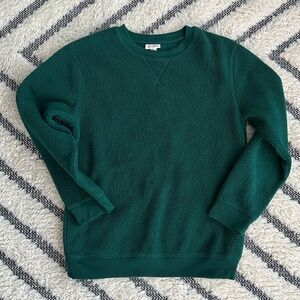 Cat & Jack Forest Green French Terry Sweatshirt Girls Size 16